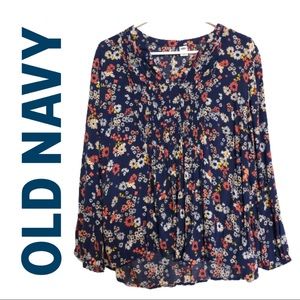 Old Navy Women’s Long Sleeve Blouse Floral
